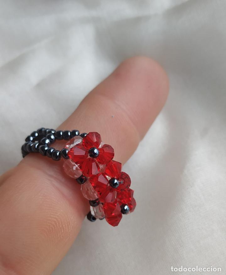 Joyeria: Dos anillos cuentas de colores - Foto 4