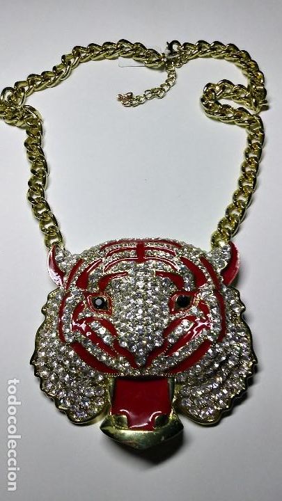 Joalharia: COLLAR CON CABEZA DE LE&Oacute;N GIGANTE