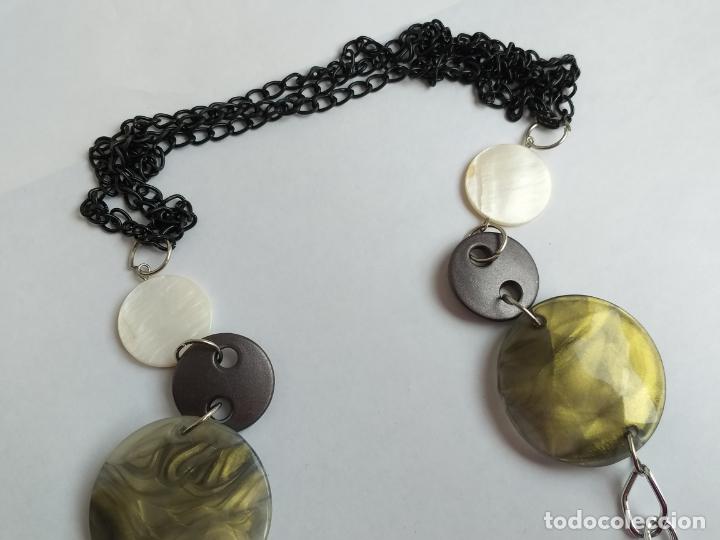 Joyeria: Collar antiguo. Combinaci&oacute;n de elementos. 68 CM - Foto 2