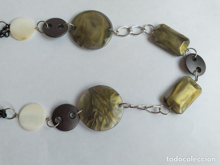 Joyeria: Collar antiguo. Combinaci&oacute;n de elementos. 68 CM - Foto 4