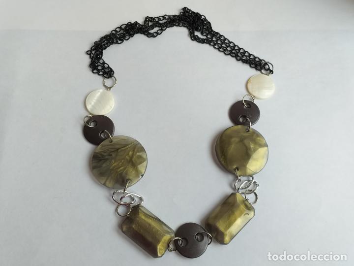 Joyeria: Collar antiguo. Combinaci&oacute;n de elementos. 68 CM - Foto 1