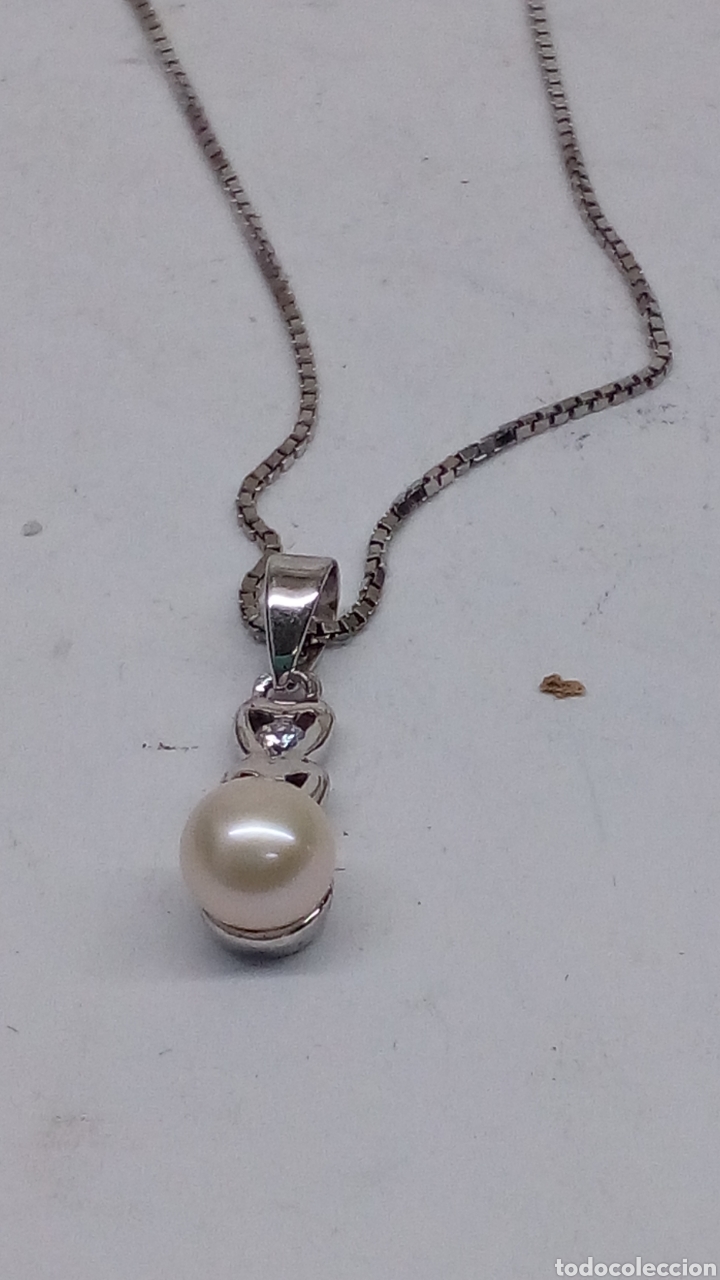 Joyeria: Colgante de plata y perla - Foto 2