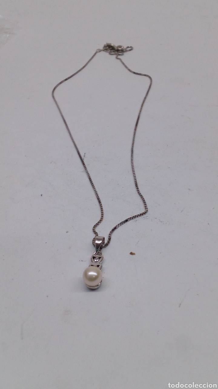 Joyeria: Colgante de plata y perla - Foto 1