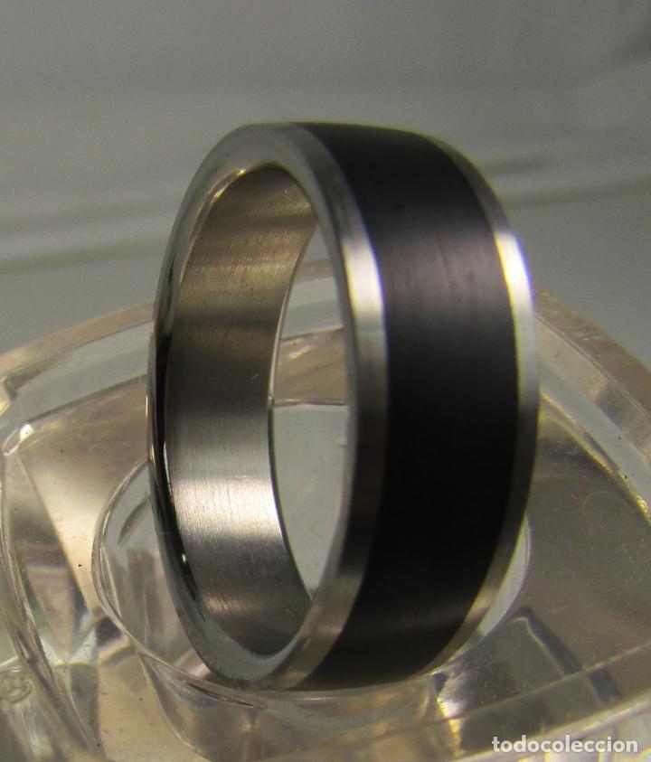 Joalharia: ALIANZA EN ACERO 88 INOX. Y TUNGSTENO NEGRO
