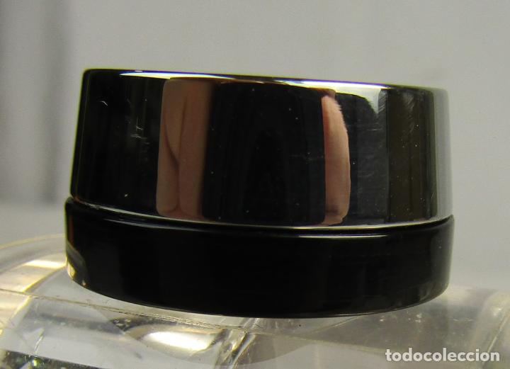 Joyeria: ALIANZA ANCHA EN ACERO INOXIDABLE Y NEGRO. - Foto 4