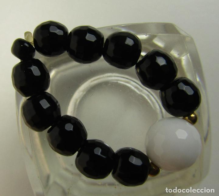 Joyeria: ANILLO EL&Aacute;STICO CON BOLAS FACETADAS DE CRISTAL - Foto 3