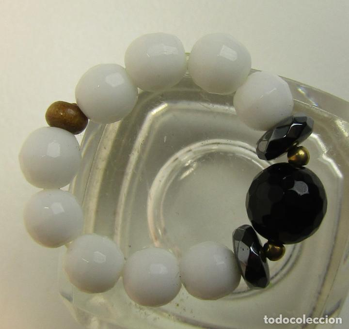 Joyeria: ANILLO EL&Aacute;STICO CON BOLAS FACETADAS DE CRISTAL - Foto 2