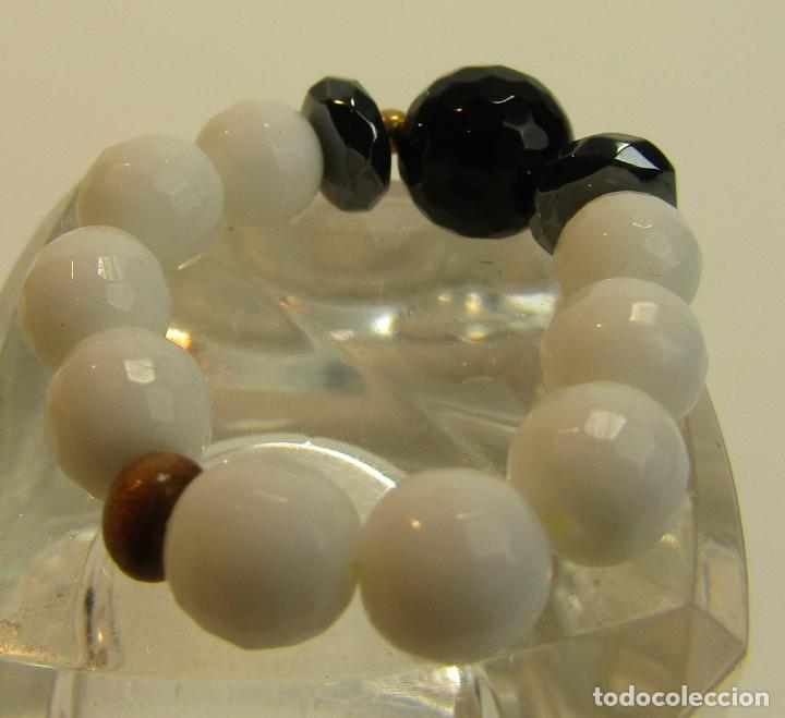 Joyeria: ANILLO EL&Aacute;STICO CON BOLAS FACETADAS DE CRISTAL - Foto 3