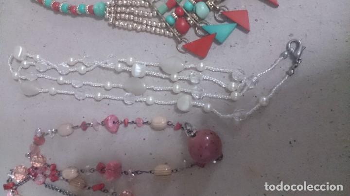 Joyeria: 5 collares 2 pulseras 2 pendientes 175 - Foto 7