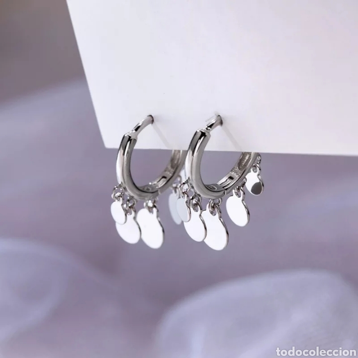 Joyeria: Pendientes Ba&ntilde;ados en Plata ENV&Iacute;O GRATIS! - Foto 2