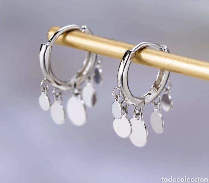 Joyeria: Pendientes Ba&ntilde;ados en Plata ENV&Iacute;O GRATIS! - Foto 1