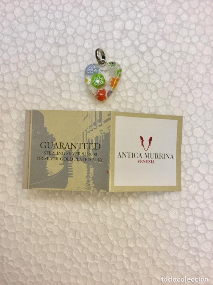 Joyeria: Colgante Coraz&oacute;n. Murano millefiori. Nuevo - Foto 1