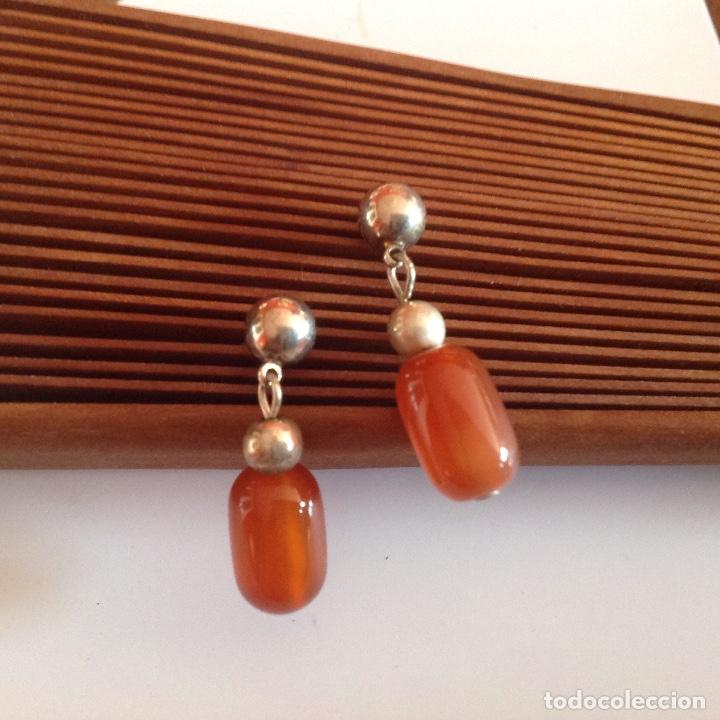 Joyeria: PENDIENTES CON CORNALINAS NATURALES - Foto 1