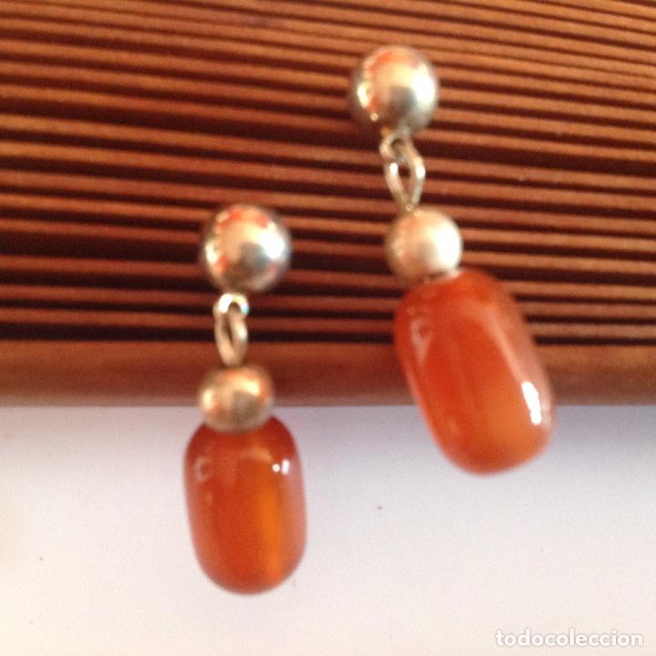 Joyeria: PENDIENTES CON CORNALINAS NATURALES - Foto 2
