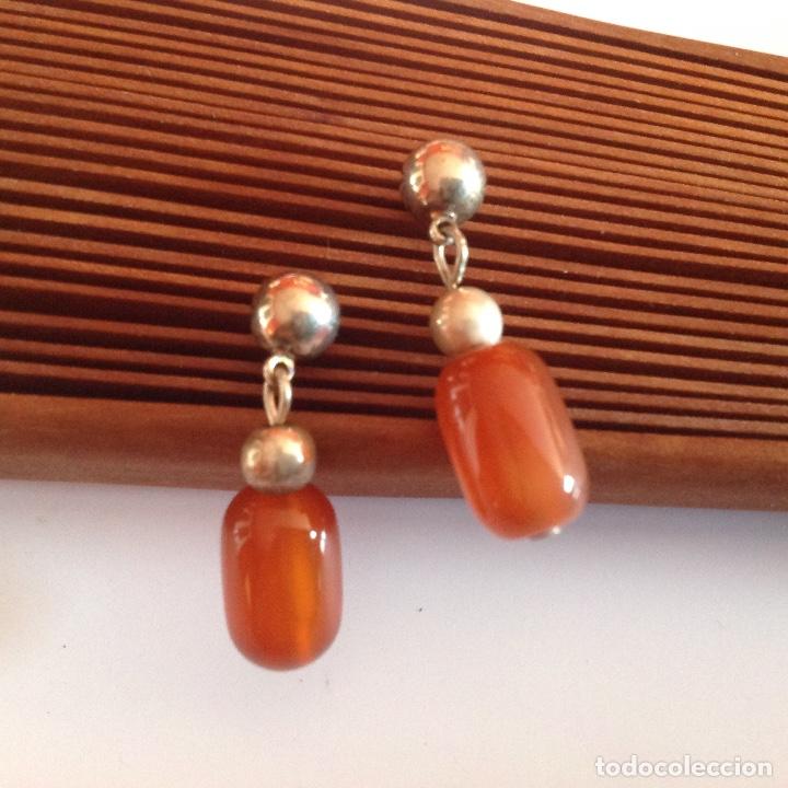 Joyeria: PENDIENTES CON CORNALINAS NATURALES - Foto 3