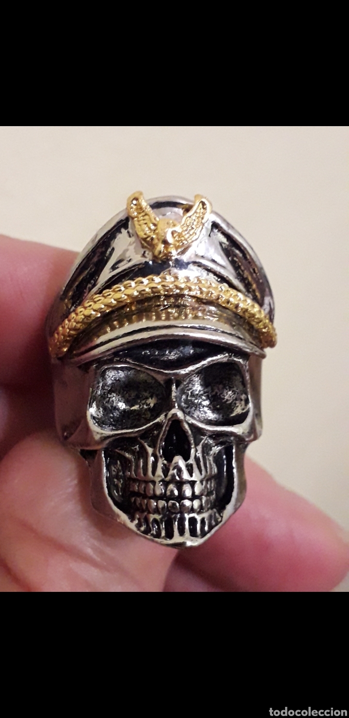 Joyeria: Anillo g&oacute;tico Punk motero - Foto 1
