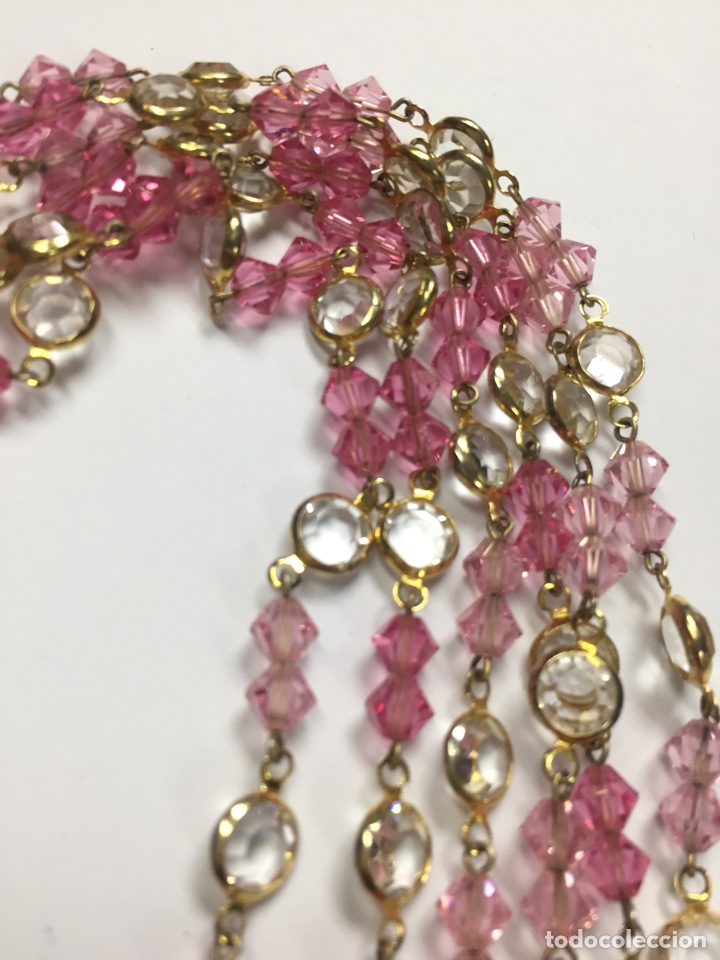 Joyeria: Collar triple cadena de cristales - Foto 6