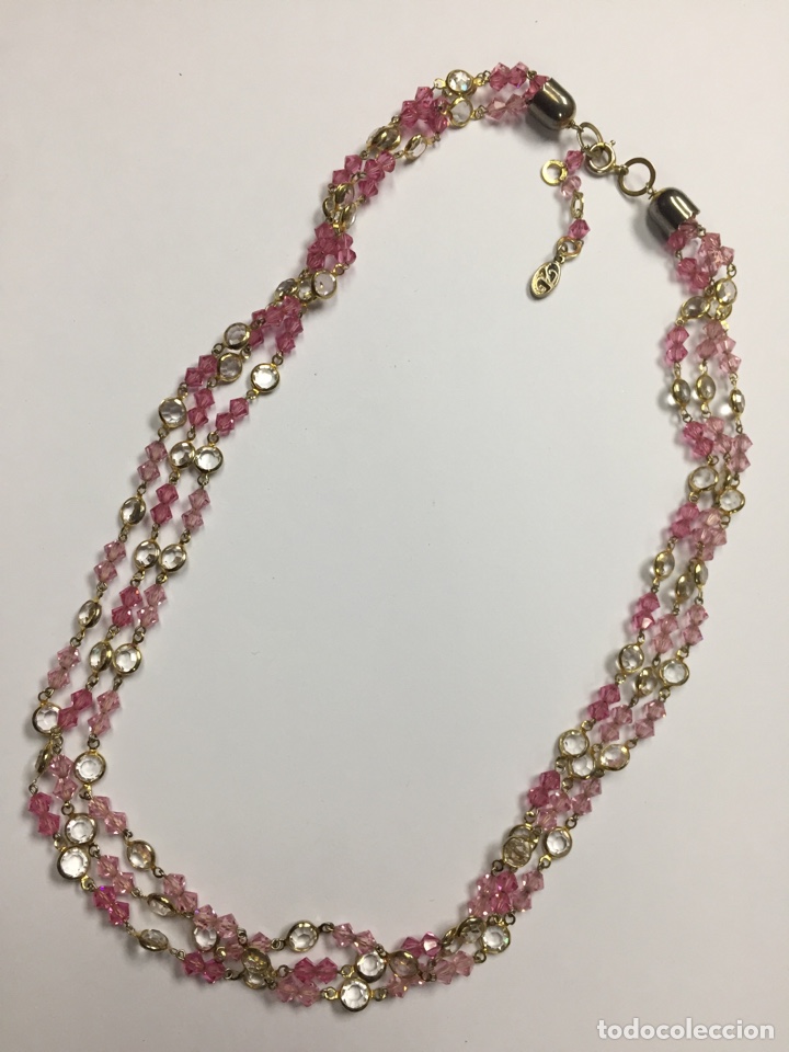 Joyeria: Collar triple cadena de cristales - Foto 1