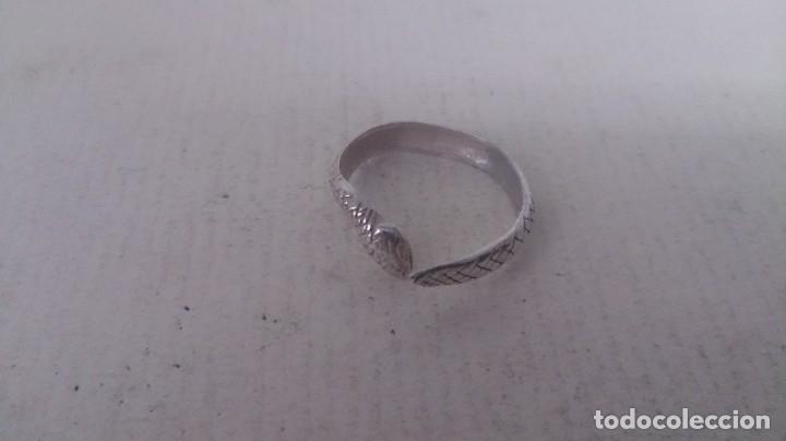 Joyeria: Anillo de plata 925 con forma de serpiente. - Foto 1