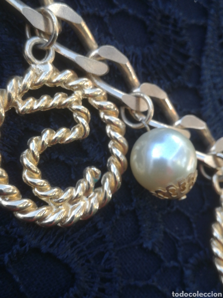 Joyeria: Collar chapado oro adornos y perlas - Foto 3