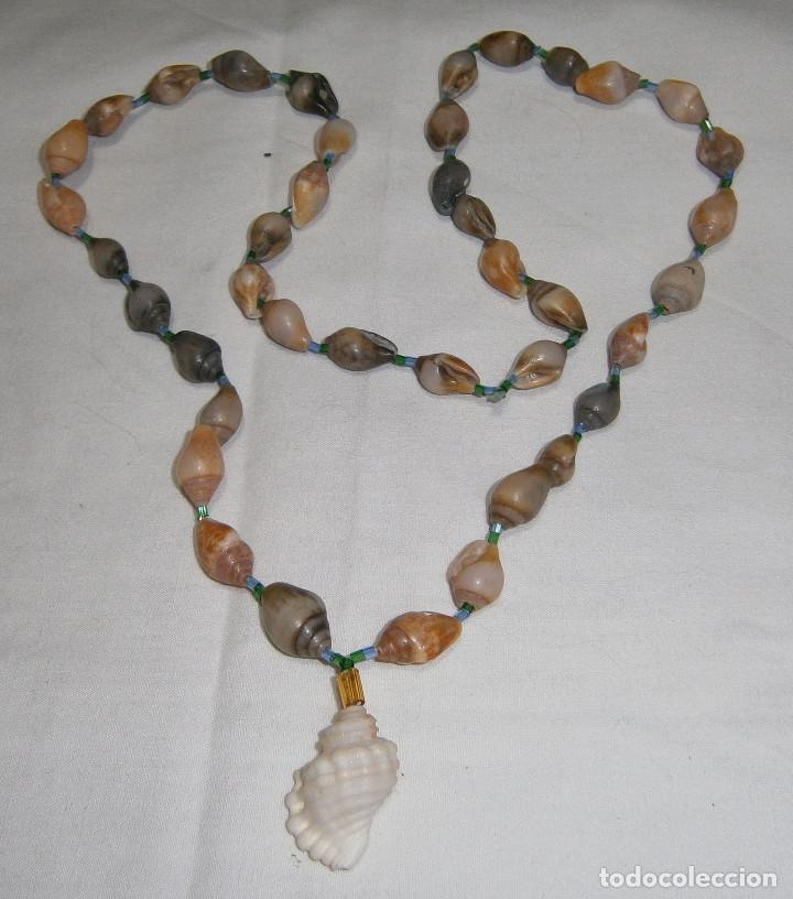Joaillerie: collar con caracolas traido republica dominicana