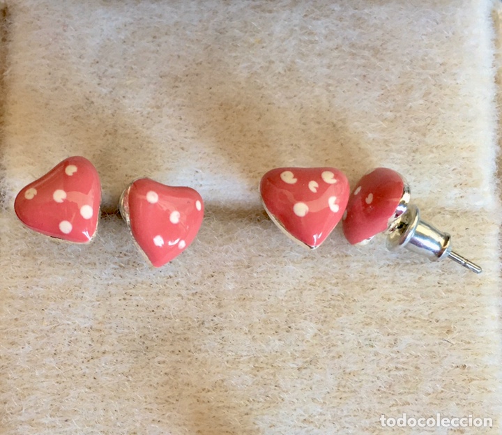 Joyeria: Pendientes coraz&oacute;n, 2 pares - Foto 1