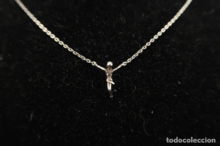Joyeria: Antigua cadena con Cristo de Plata - Foto 2