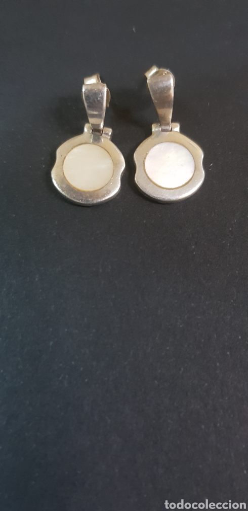 Joyeria: #683 PENDIENTE EN PLATA 925 CON CONTRASTE FORMA CIRCULAR - Foto 1