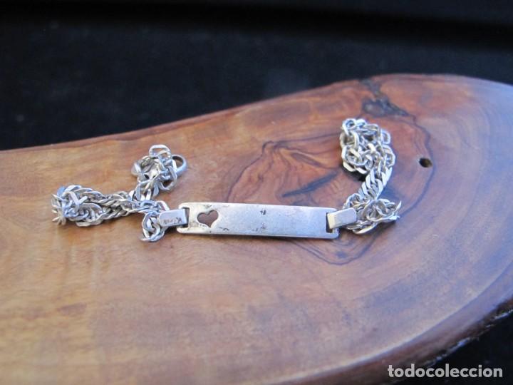 Joyeria: Fila esclava en plata de ley con coraz&oacute;n - Foto 1