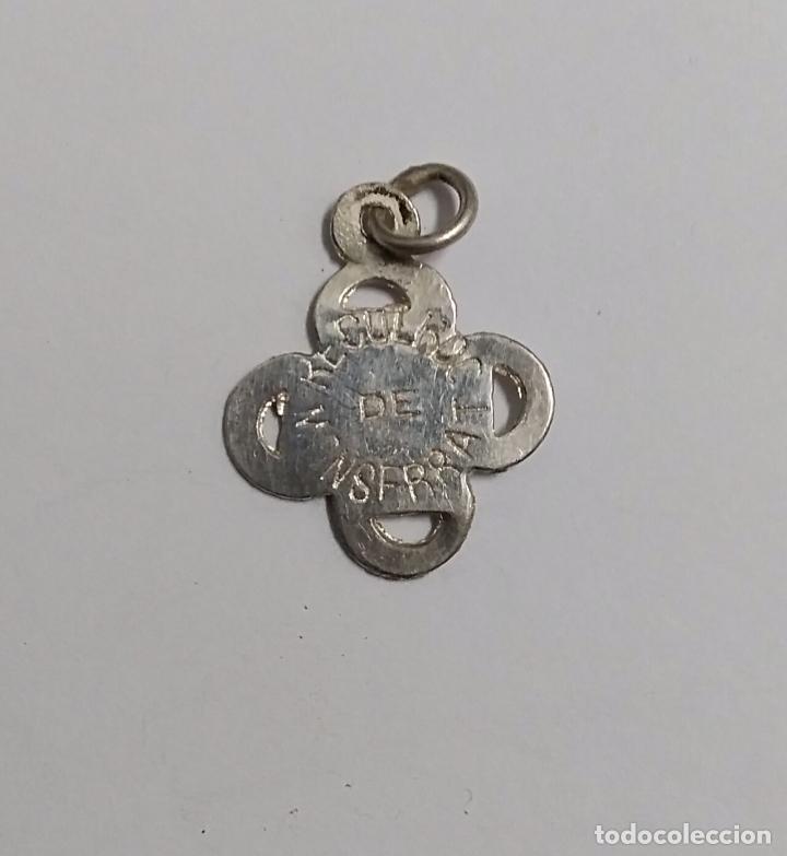 Joyeria: MEDALLA DE LA VIRGEN DE MONTSERRAT, EN PLATA - Foto 6