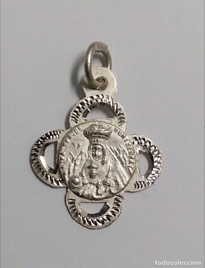 Joyeria: MEDALLA DE LA VIRGEN DE MONTSERRAT, EN PLATA - Foto 1