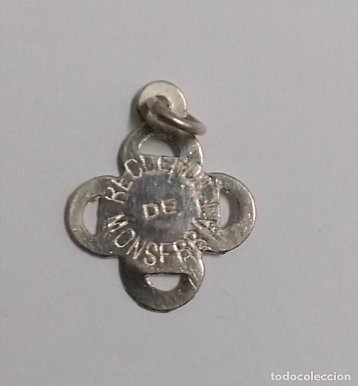 Joyeria: MEDALLA DE LA VIRGEN DE MONTSERRAT, EN PLATA - Foto 2