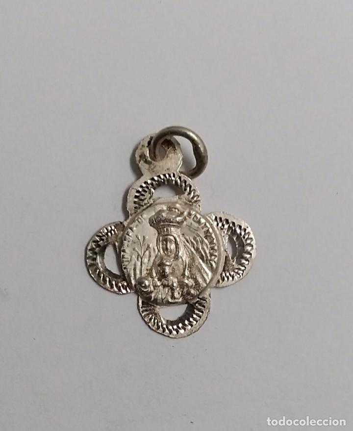 Joyeria: MEDALLA DE LA VIRGEN DE MONTSERRAT, EN PLATA - Foto 4
