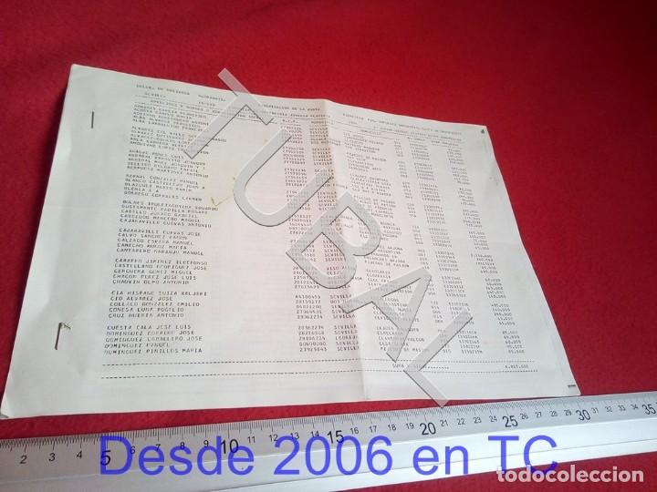 Joyeria: TUBAL SEVILLA PROVINCIA 1974 RELACION JOYEROS POR ORDEN ALFABETICO 5 PAG U22