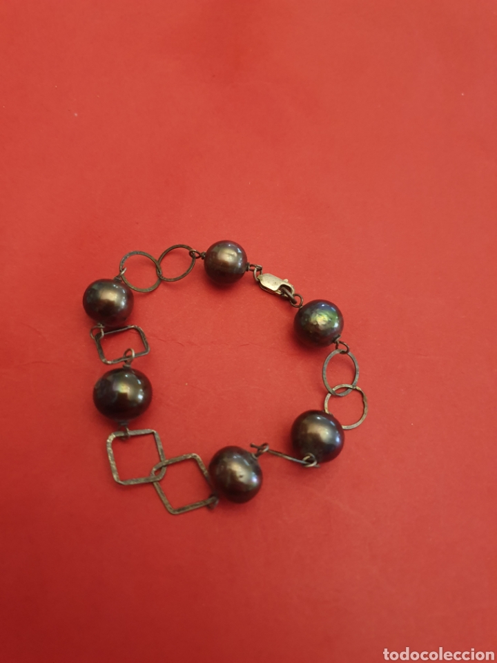 Joyeria: Pulsera Plata.18cm piedras Naturales