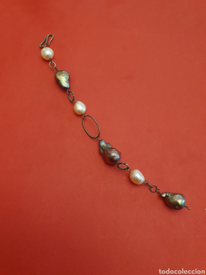 Joyeria: Pulsera Plata.18cm.Piedras Naturales.