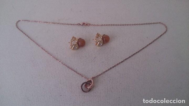 Joyeria: Collar y pendientes dorados m47 - Foto 11