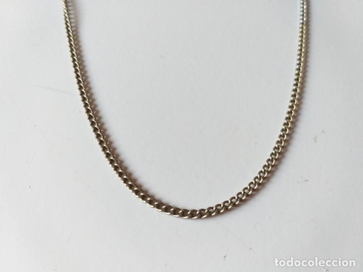 Joyeria: Cadena plateada. Eslabones. - Foto 3