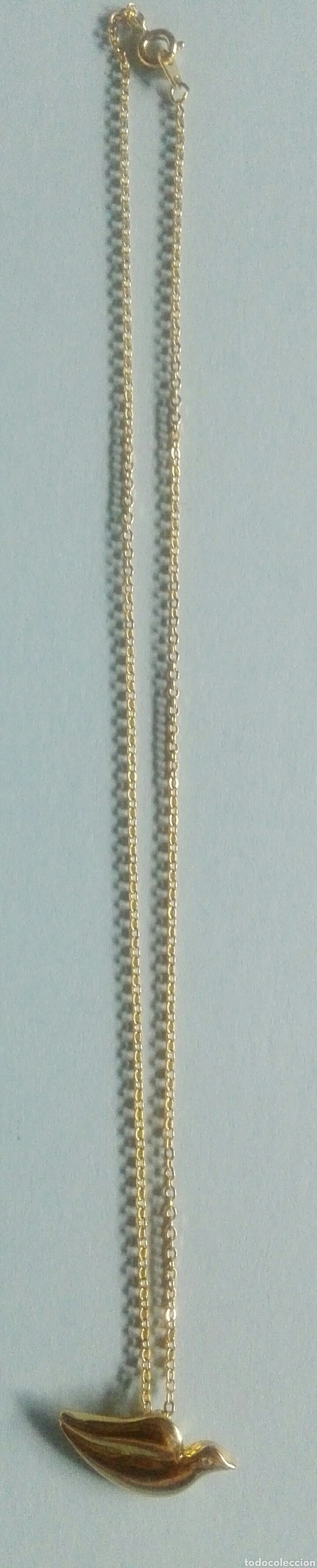 Joyeria: Collar con p&aacute;jaro dorado - A&ntilde;os 90 - Foto 2