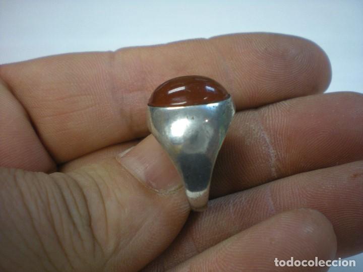 Gioielleria: ANILLO SEGURAMENTE EN PLATA CON PIEDRA SEMIPRECIOSA