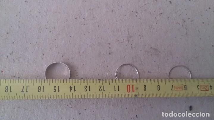 Joyeria: 3 anillos de plata 925 peque&ntilde;os - Foto 2