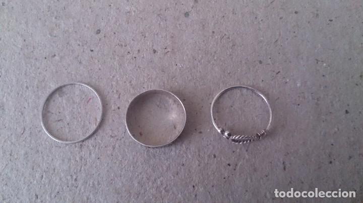 Joyeria: 3 anillos de plata 925 peque&ntilde;os - Foto 8
