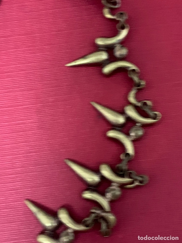 Joyeria: Antigua gargantilla Art-Dec&oacute; en bronce - Foto 3