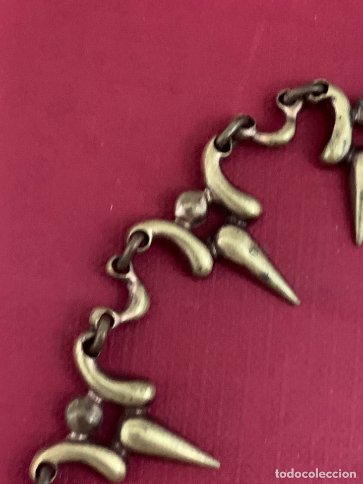 Joyeria: Antigua gargantilla Art-Dec&oacute; en bronce - Foto 5
