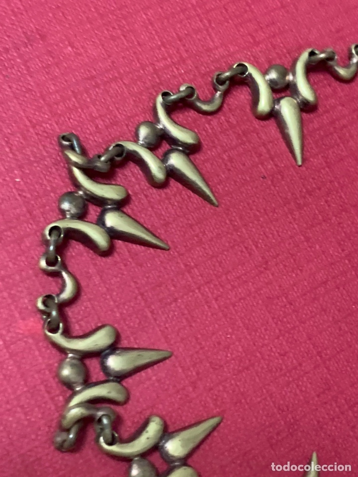 Joyeria: Antigua gargantilla Art-Dec&oacute; en bronce - Foto 7