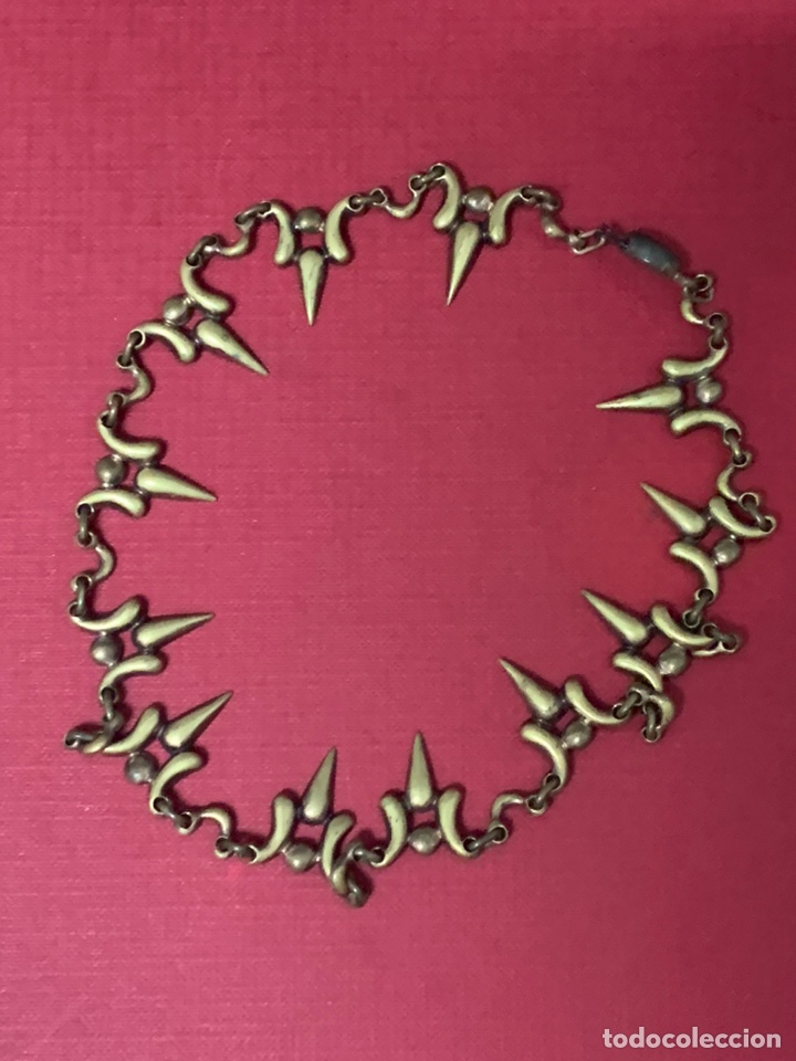 Joyeria: Antigua gargantilla Art-Dec&oacute; en bronce - Foto 8