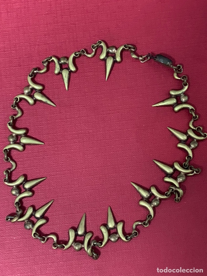 Joyeria: Antigua gargantilla Art-Dec&oacute; en bronce - Foto 1