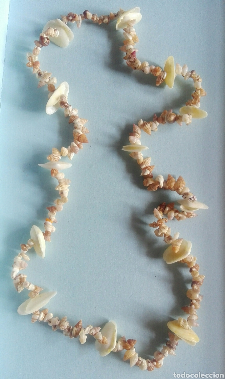 Joyeria: Collar de conchas y caracolas - A&ntilde;os 80 - Foto 1
