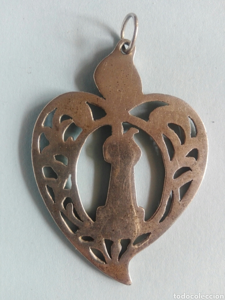 Joyeria: Colgante en forma de coraz&oacute;n - A&ntilde;os 80 - Foto 2