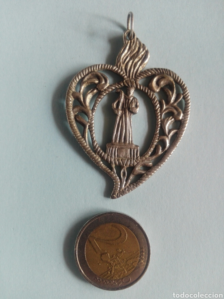 Joyeria: Colgante en forma de coraz&oacute;n - A&ntilde;os 80 - Foto 3